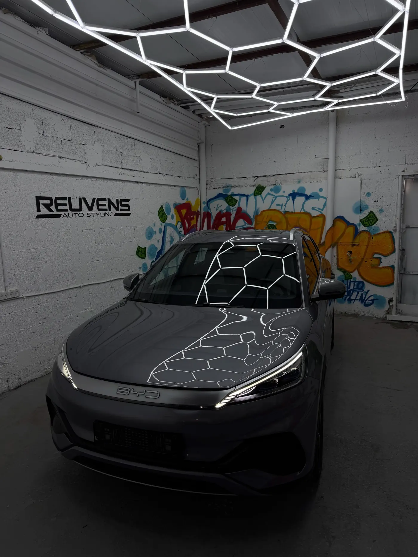 BYD ATTO 3 לאחר דיטיילינג מלא בסדנת Reuvens